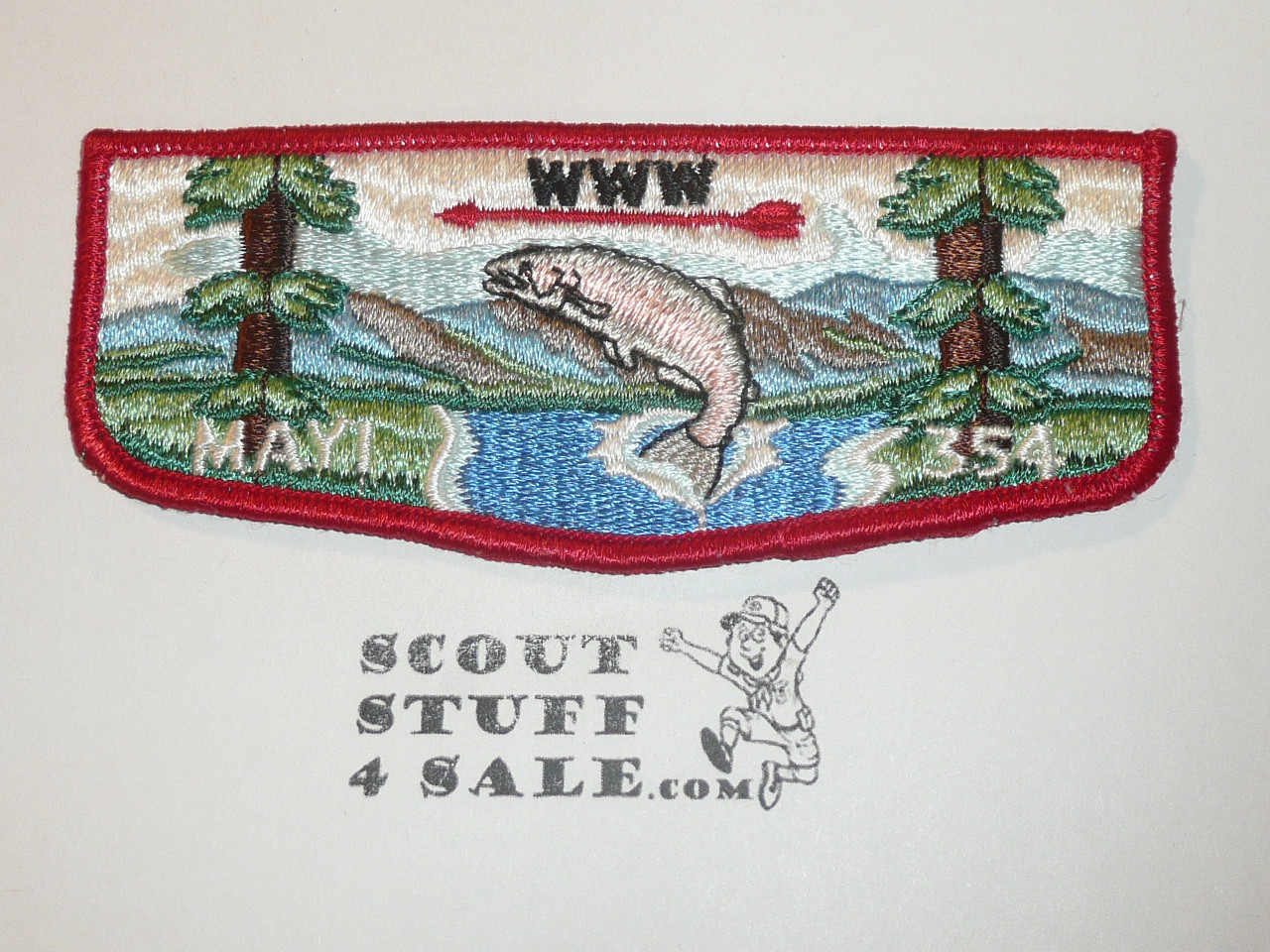 Order of the Arrow Lodge #354 Mayi s11 Flap Patch