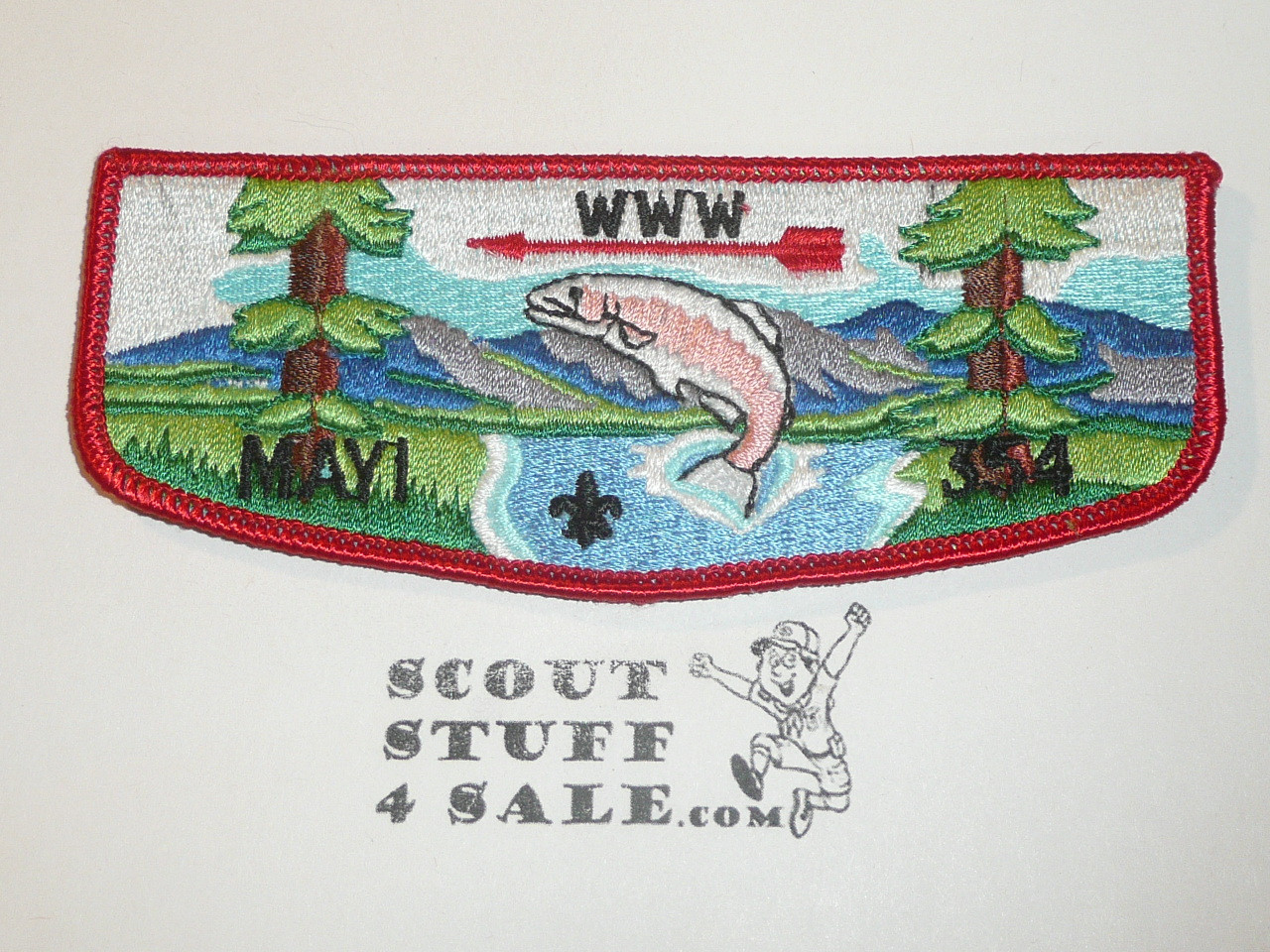 Order of the Arrow Lodge #354 Mayi s19 Flap Patch