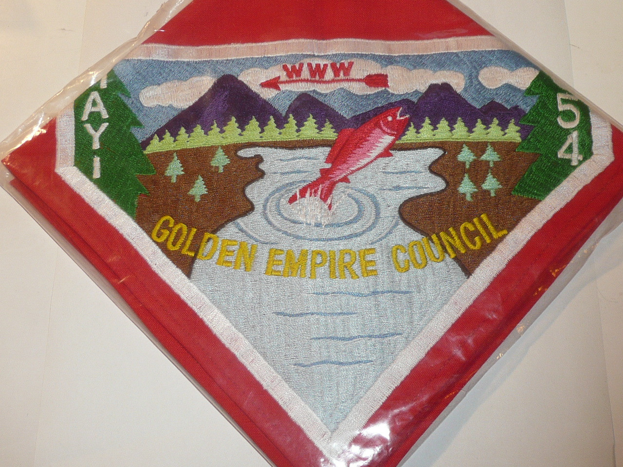 Order of the Arrow Lodge #354 Mayi n2 Embroidered Neckerchief