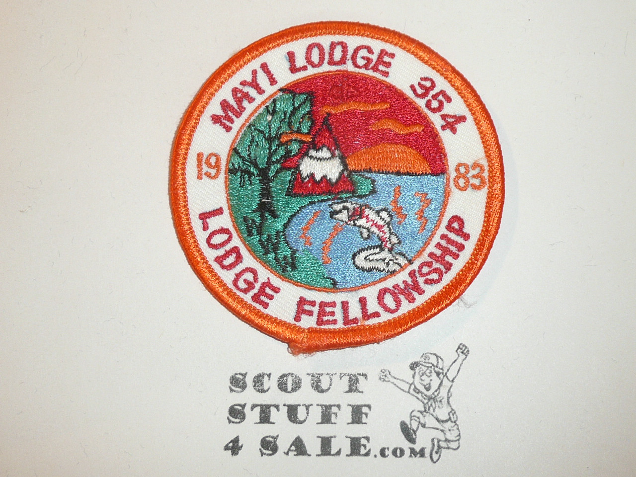 Order of the Arrow Lodge #354 Mayi 1983 Fellowship Patch, STAFF