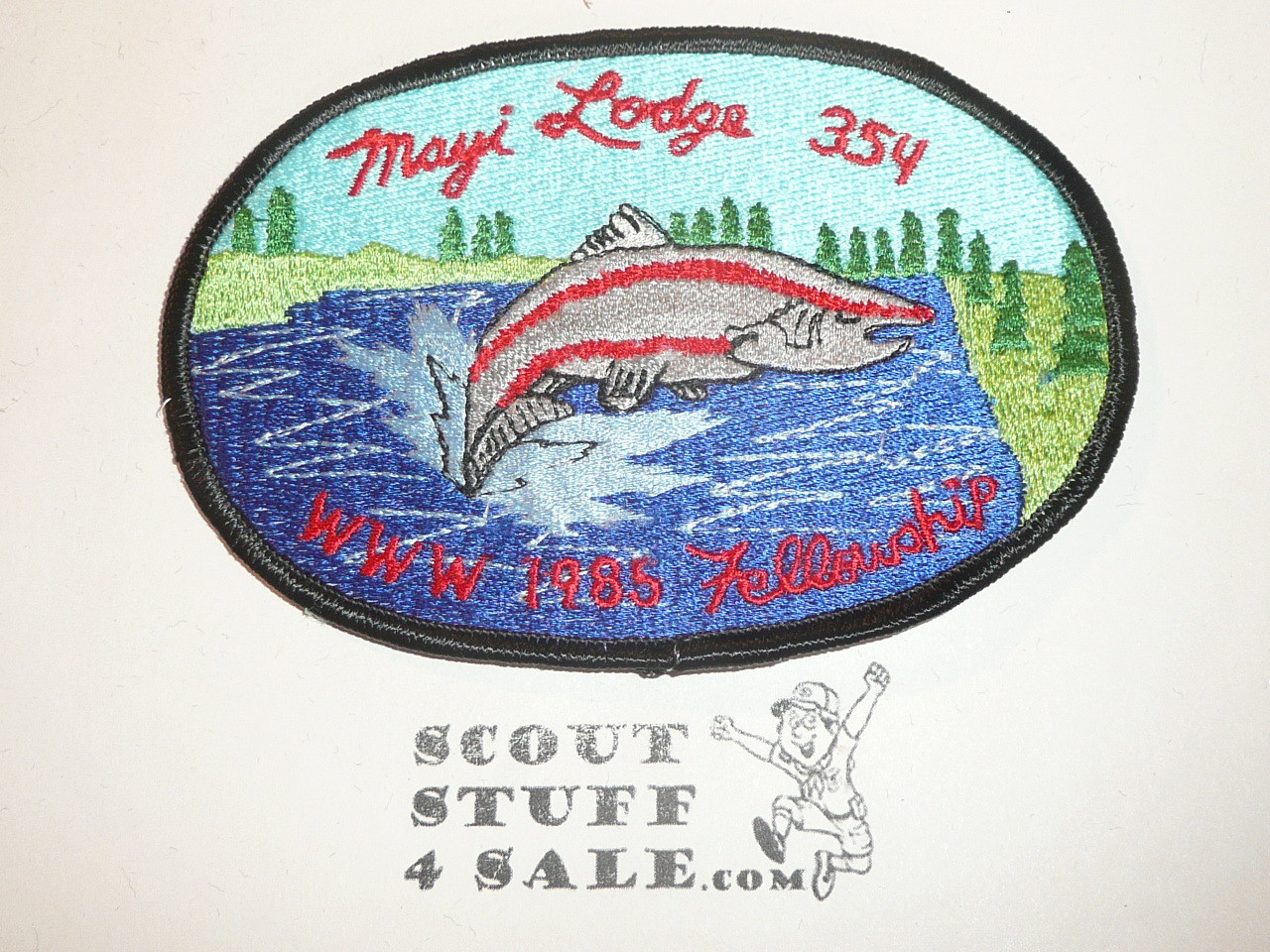 Order of the Arrow Lodge #354 Mayi 1985 Fellowship Patch