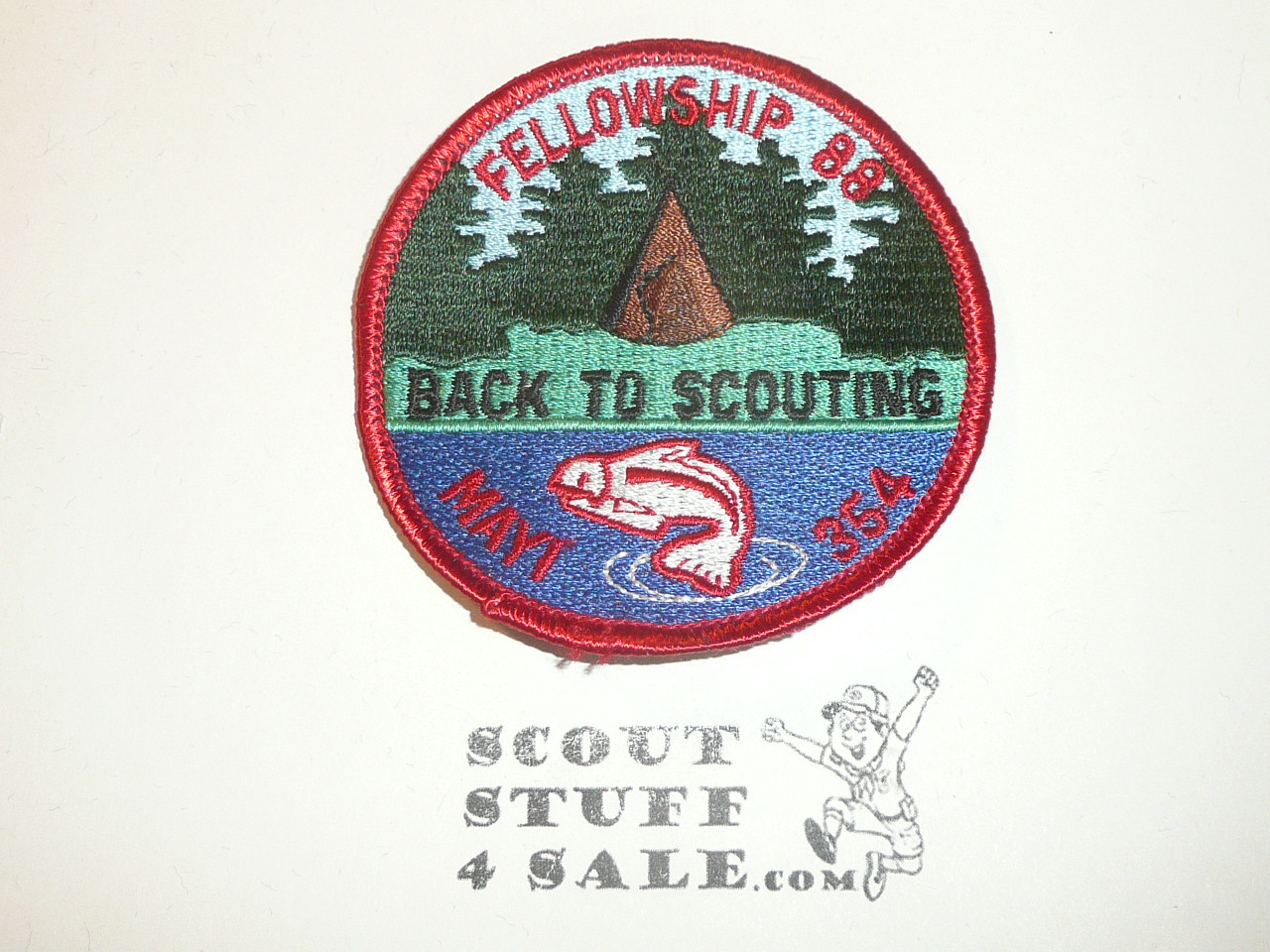 Order of the Arrow Lodge #354 Mayi 1988 Fellowship Patch