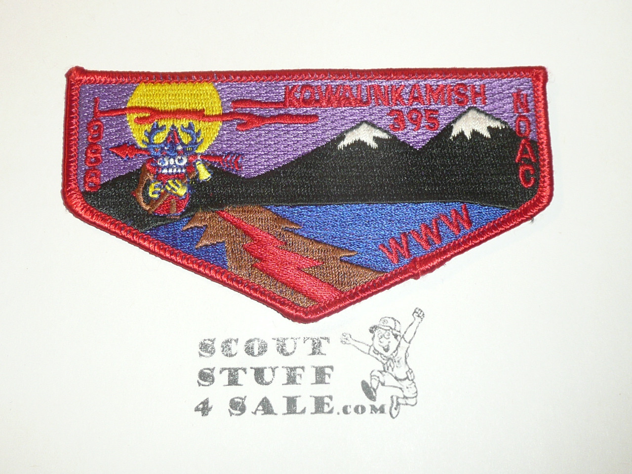 Order of the Arrow Lodge #395 Kowaunkamish s19 1988 NOAC Flap Patch
