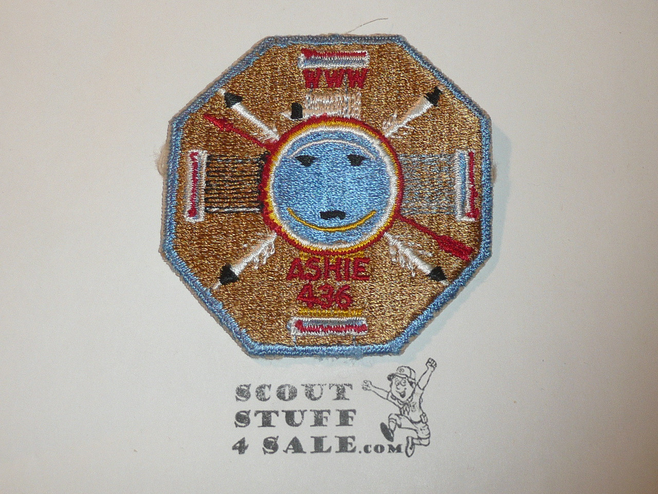 Order of the Arrow Lodge #436 Ashie X2 Odd Shape Patch - Scout