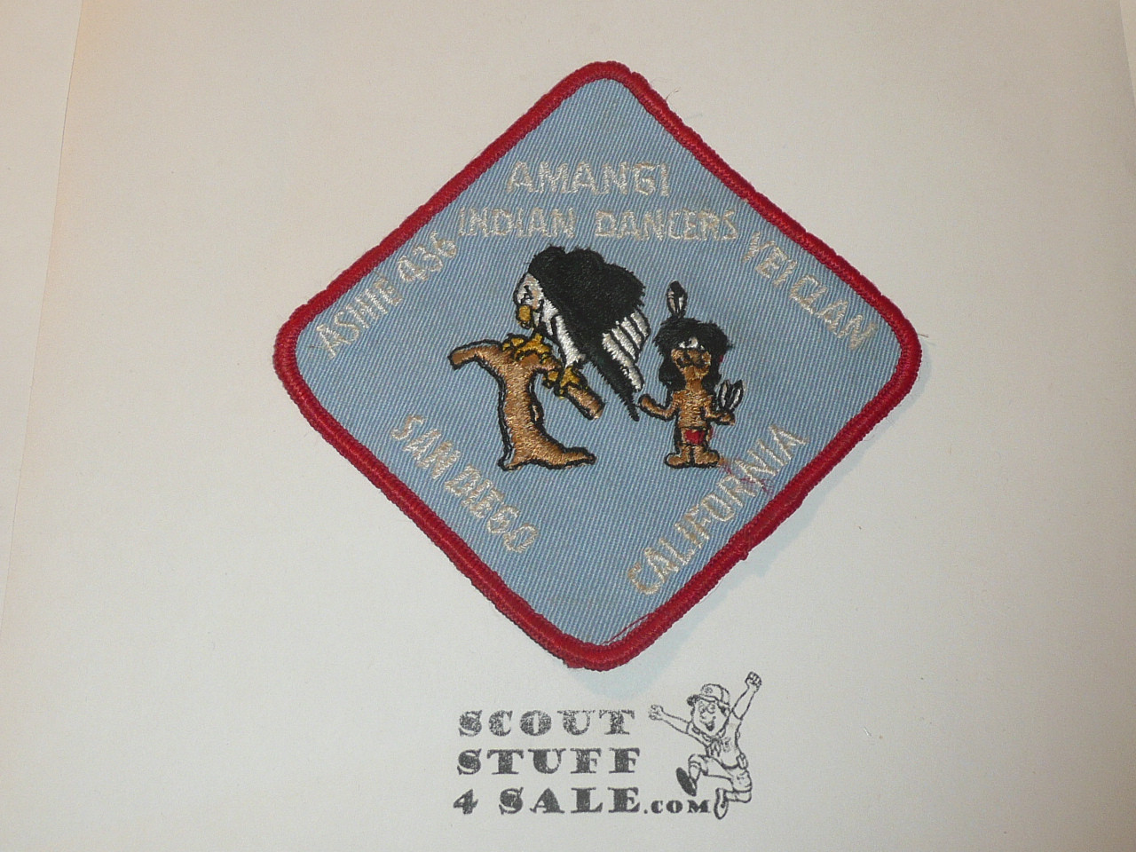 Order of the Arrow Lodge #436 Ashie Yei Clan Amangi Indian Dancers Patch