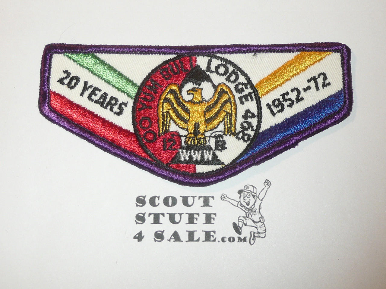 Order of the Arrow Lodge #468 Oo Yum Buli f6 Vigil 20th Anniversary Flap Patch