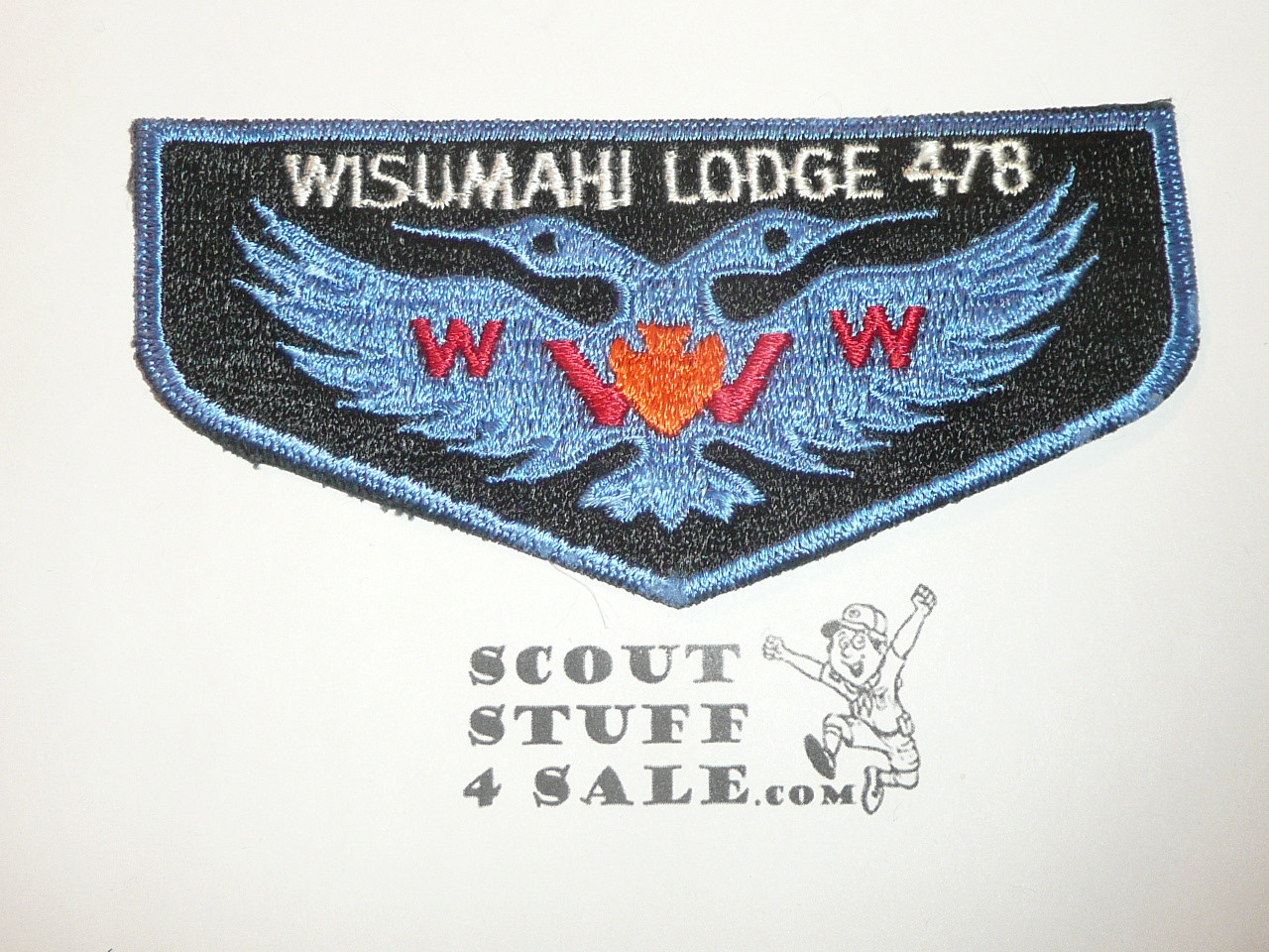 Order of the Arrow Lodge #478 Wisumahi s3 Flap Patch