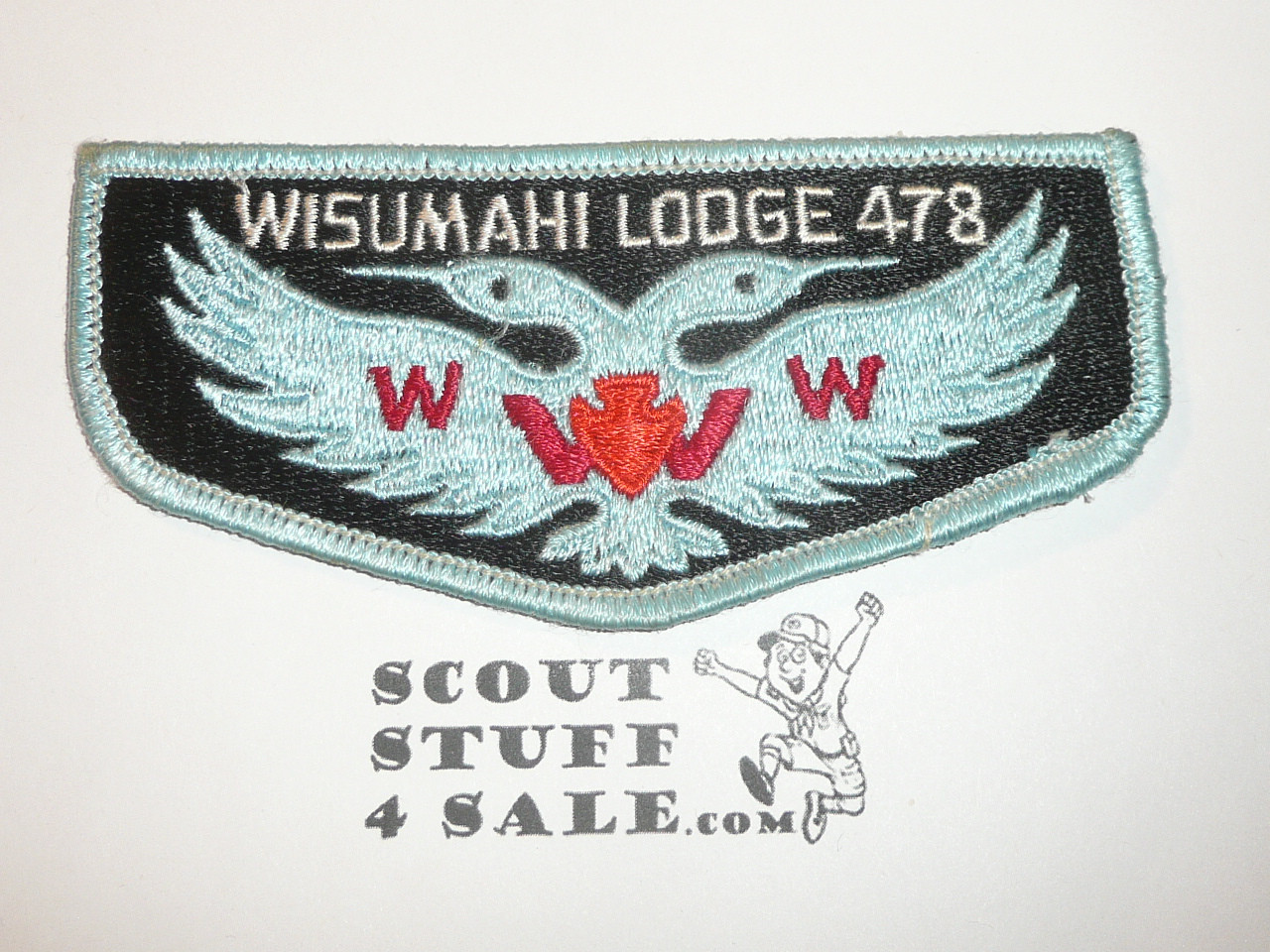 Order of the Arrow Lodge #478 Wisumahi s8 Flap Patch