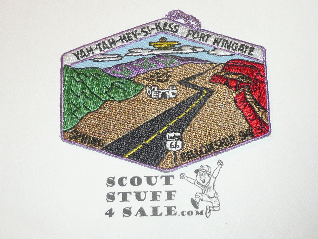 Order of the Arrow Lodge #66 Yah-Tah-Hey-Si-Kess 1994 Spring Fellowship Patch - Boy Scout