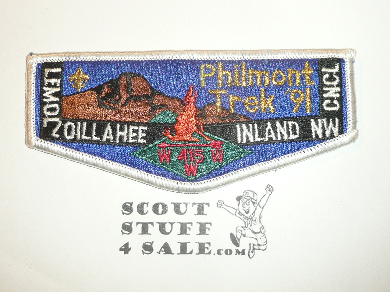 Order of the Arrow Lodge #415 Lemolloillahee s3 1991 Philmont Trek Flap Patch
