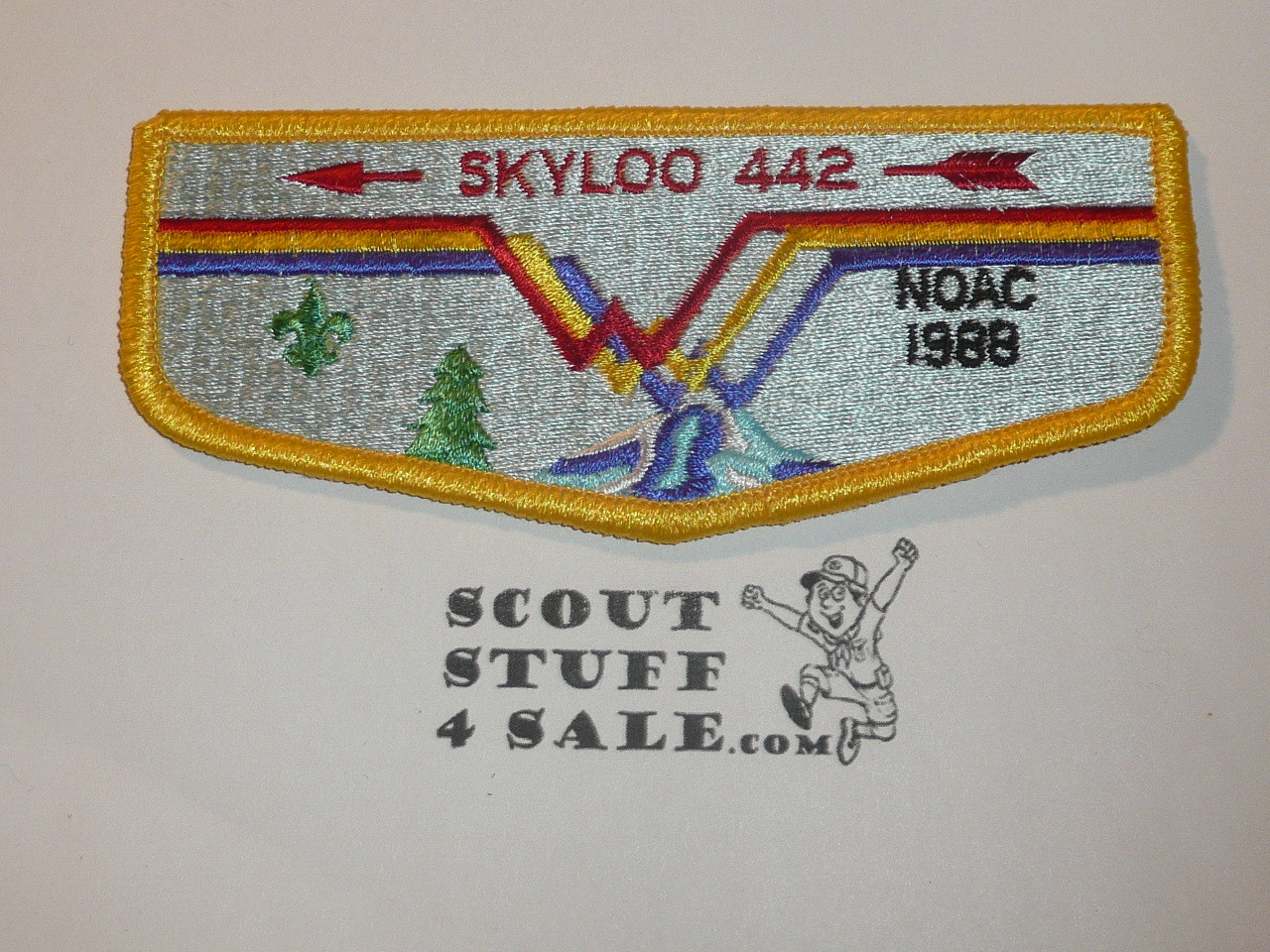 Order of the Arrow Lodge #442 Skyloo s18 1988 NOAC Flap Patch