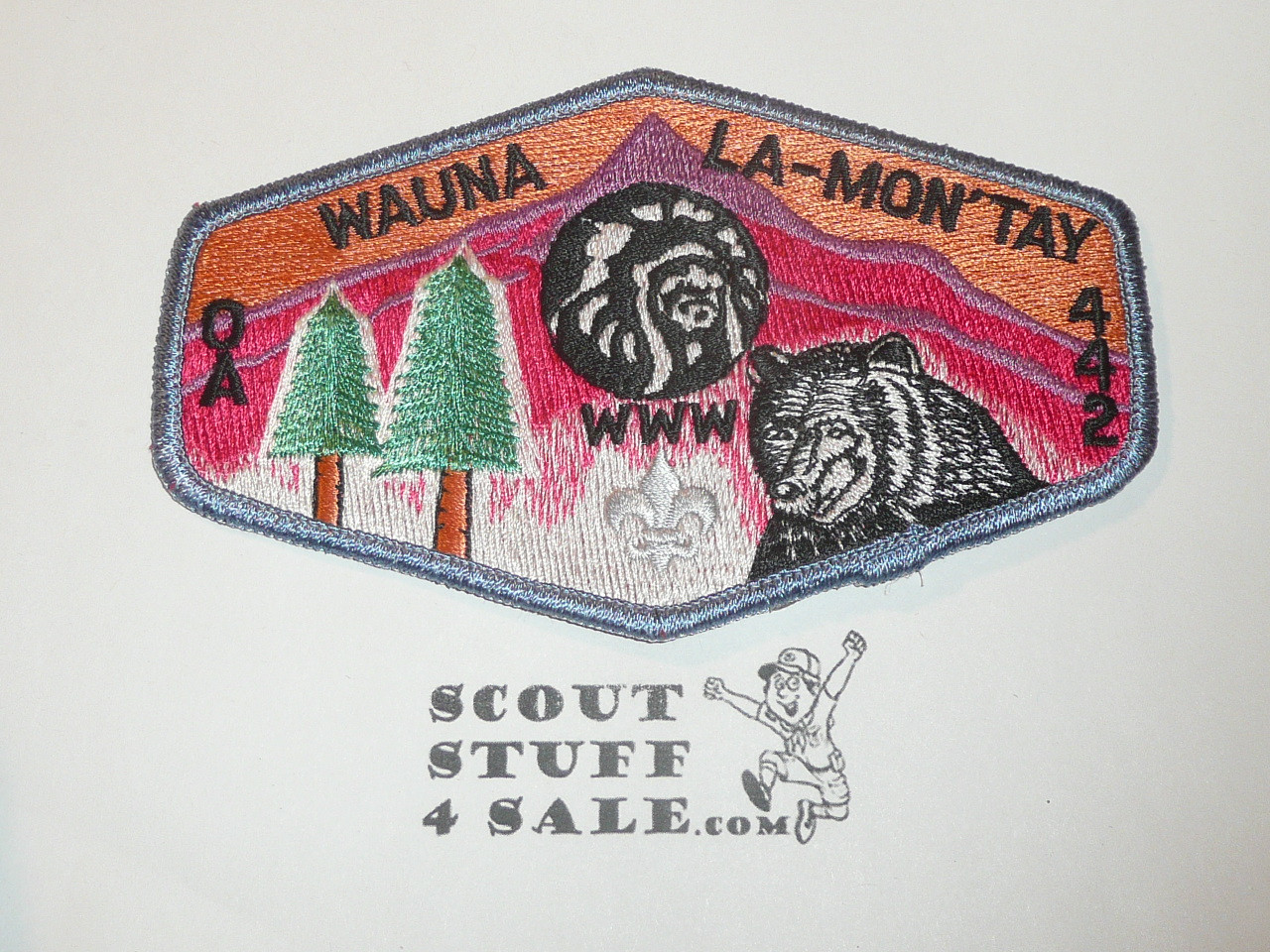 Order of the Arrow Lodge #442 Wauna La-Mon 'Tay x1 Patch