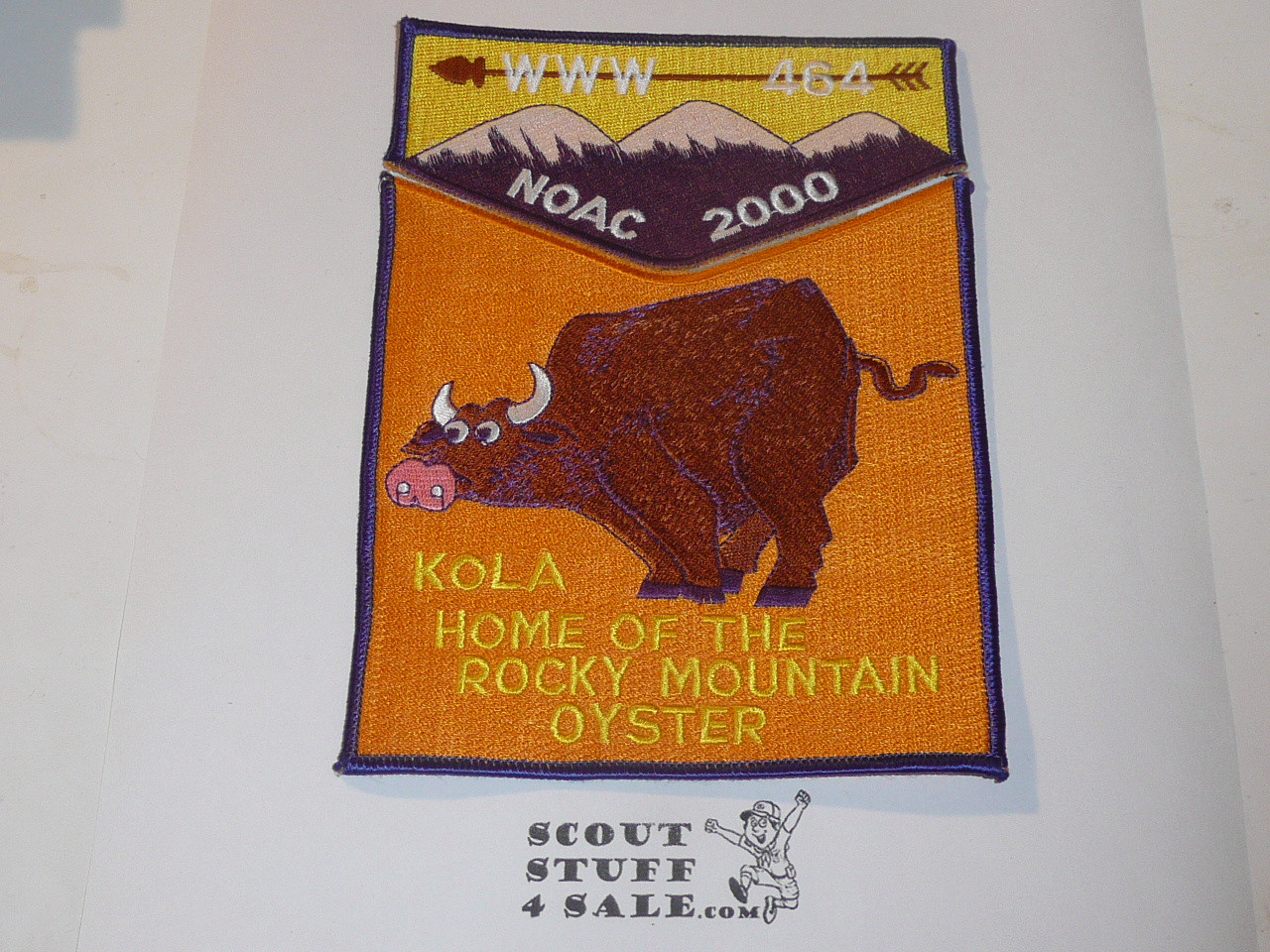 Order of the Arrow Lodge #464 Kola 2000 NOAC 2-piece Flap Patch Set