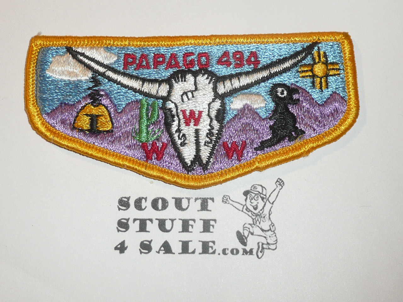 Order of the Arrow Lodge #494 Papago s7 Flap Patch