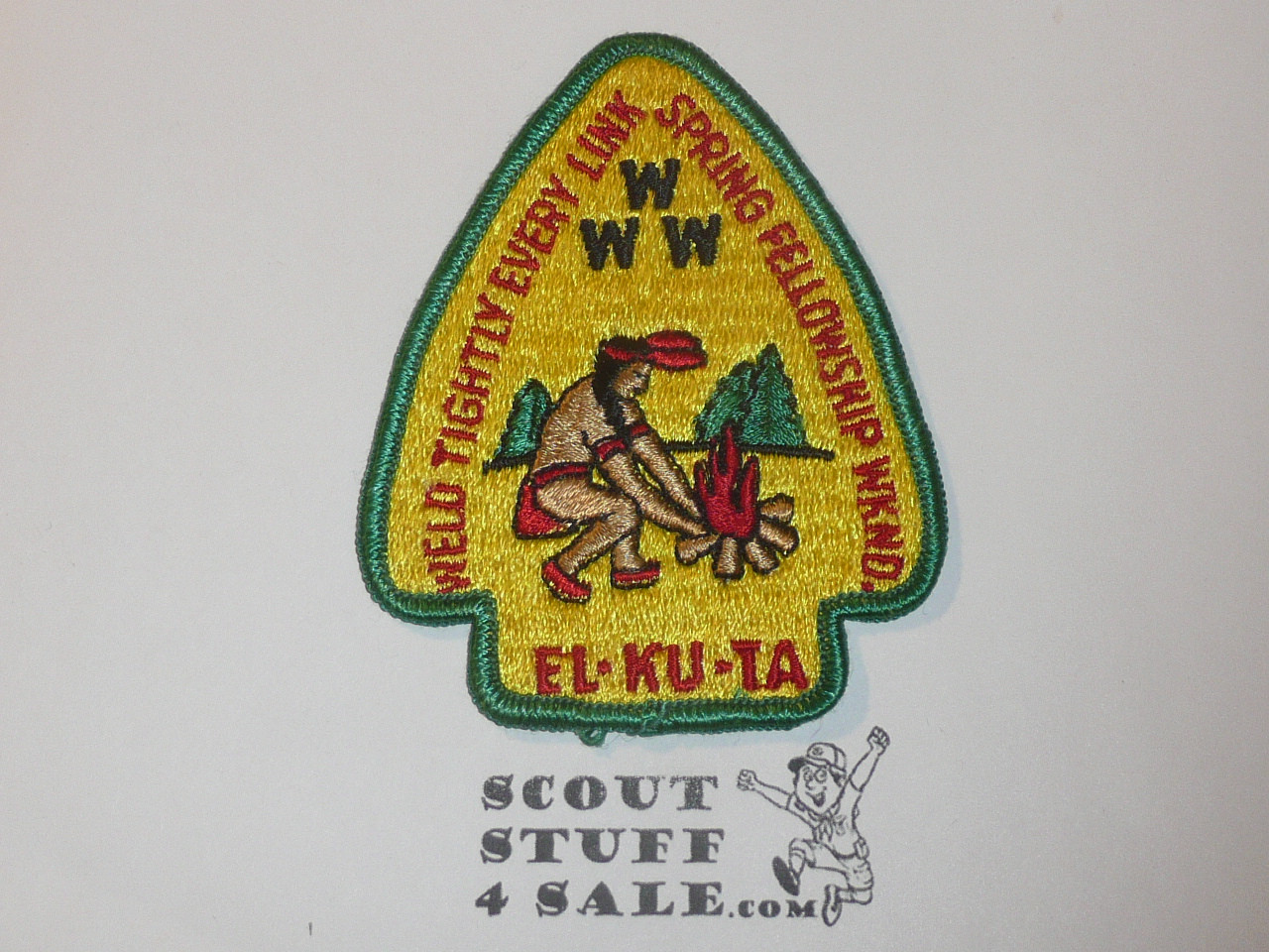 Order of the Arrow Lodge #520 El-Ku-Ta 1973 Fellowship Patch