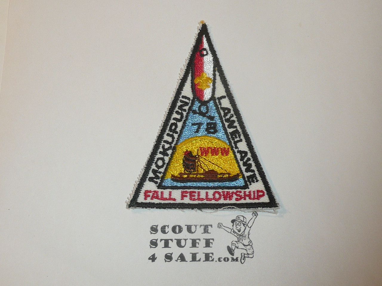 Order of the Arrow Lodge #567 Mokupuni O Lawelawe 1978 Fall Fellowship Patch