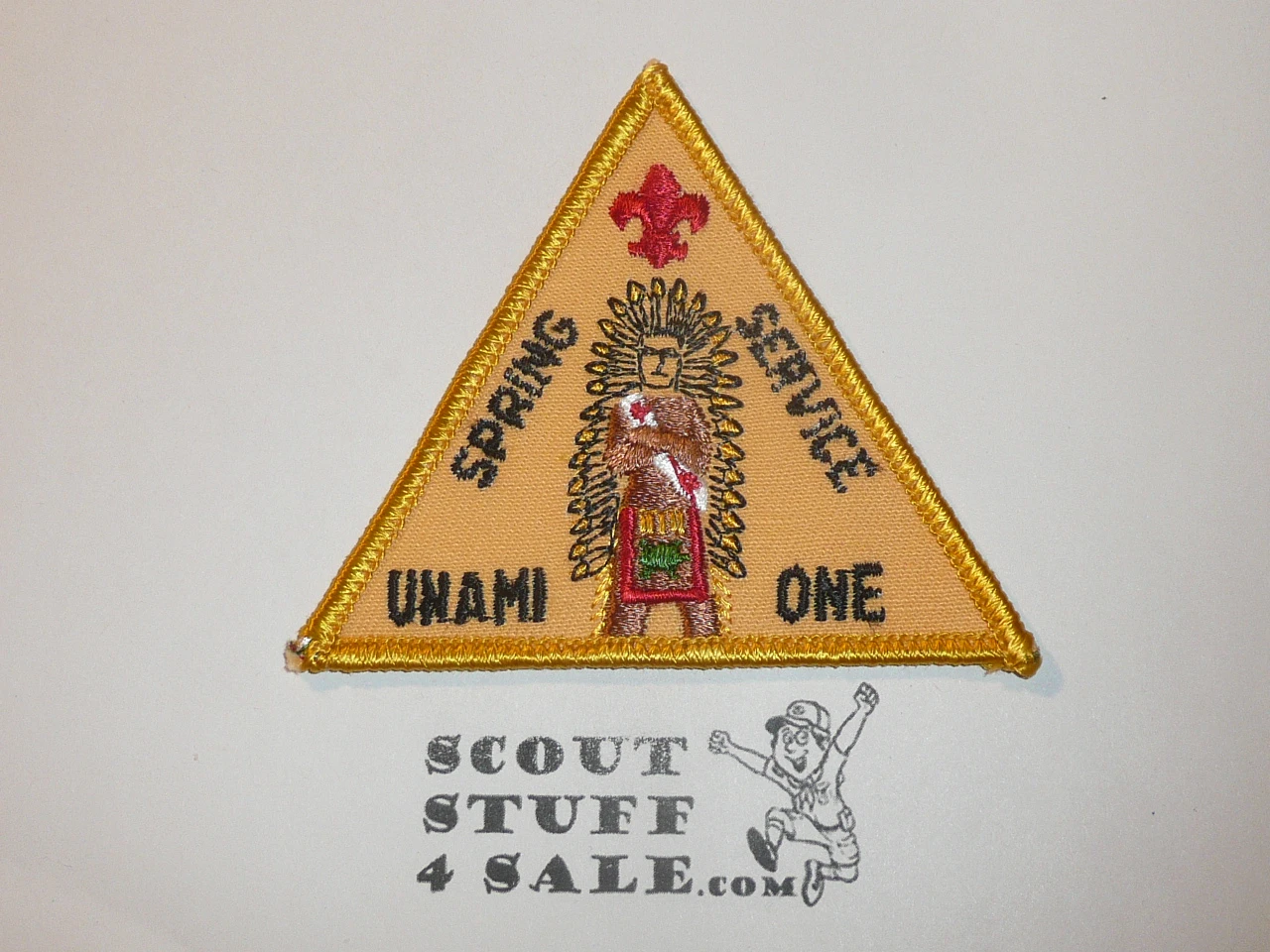 Order of the Arrow Lodge #1 Unami Undated Spring Service Patch