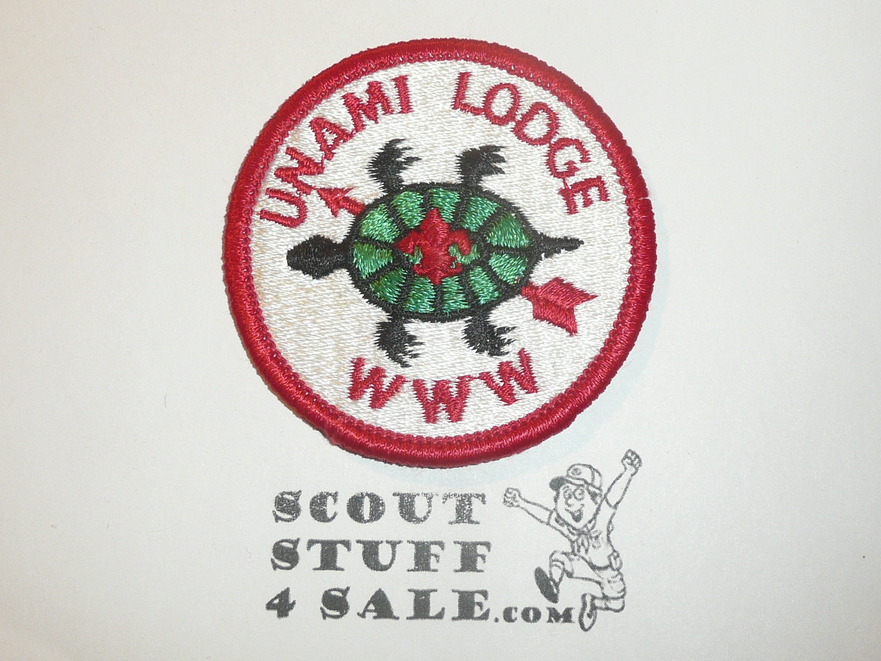 Order of the Arrow Lodge #1 Unami r16 Round Patch