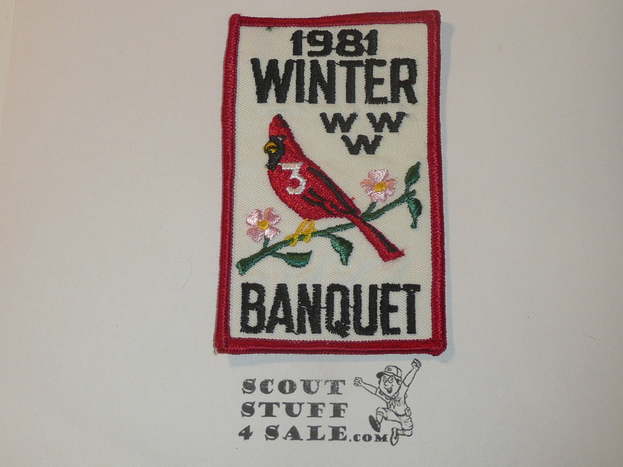 Order of the Arrow Lodge #3 Nawakwa 1981 Winter Banquet Patch