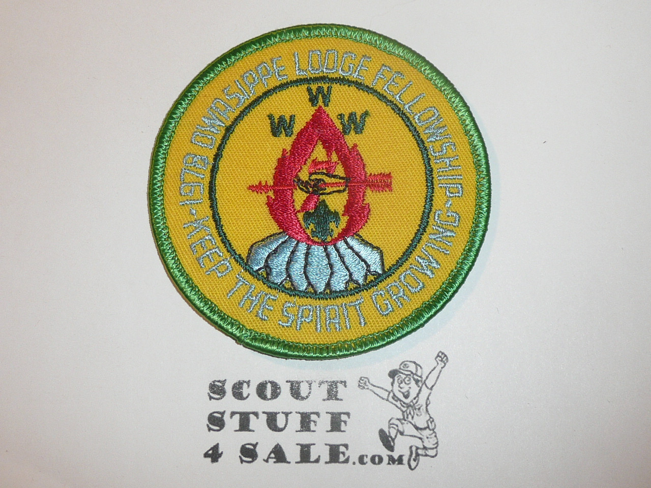 Order of the Arrow Lodge #7 Owasippe 1978 Fall Fellowship Patch