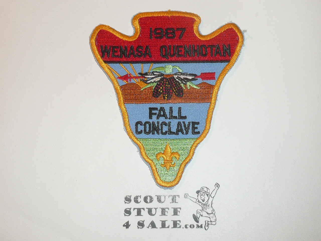 Order of the Arrow Lodge #23 Wenasa Quenhotan 1987 Fall Conclave Patch