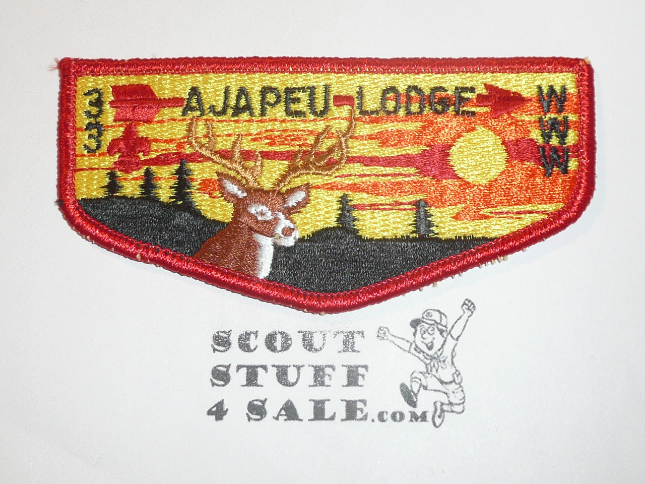 Order of the Arrow Lodge #33 Ajapeu s8 Flap Patch