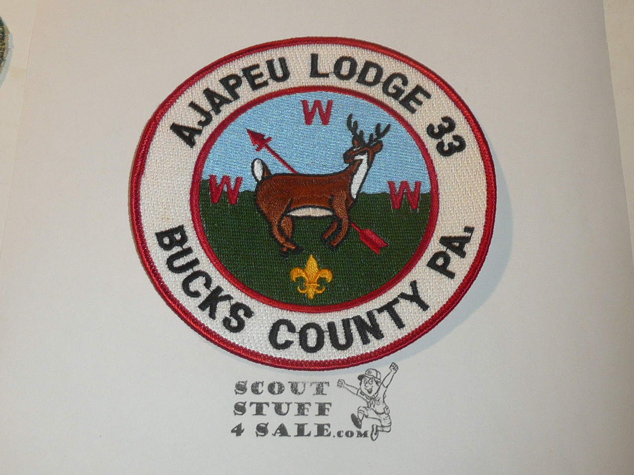 Order of the Arrow Lodge #33 Ajapeu j2 Jacket Patch