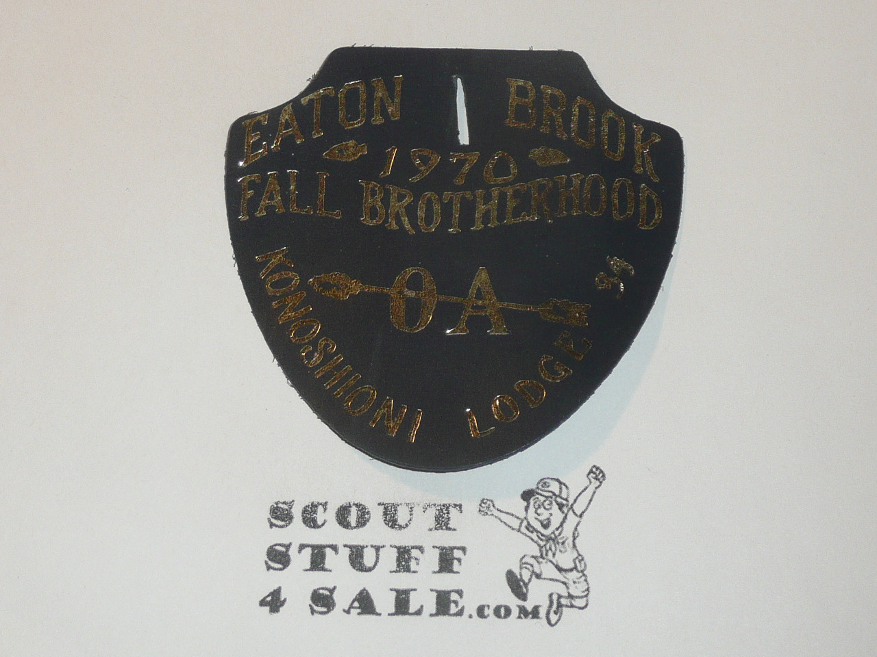 Order of the Arrow Lodge #34 Ko Nosh I Oni 1970 Fall Brotherhood Patch