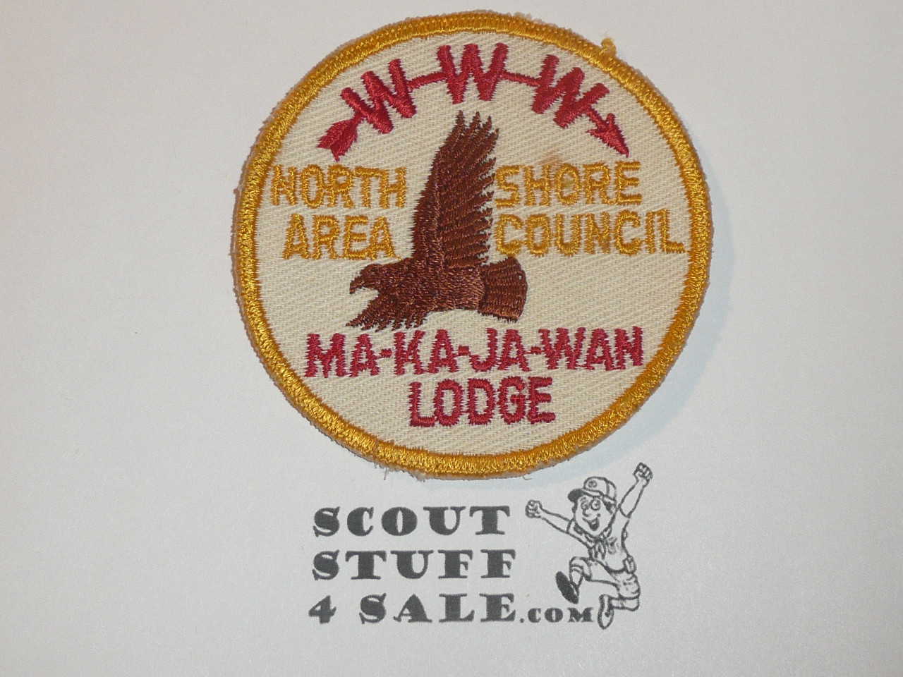 Order of the Arrow Lodge #40 Ma-Ka-Ja-Wan r3 Round Patch