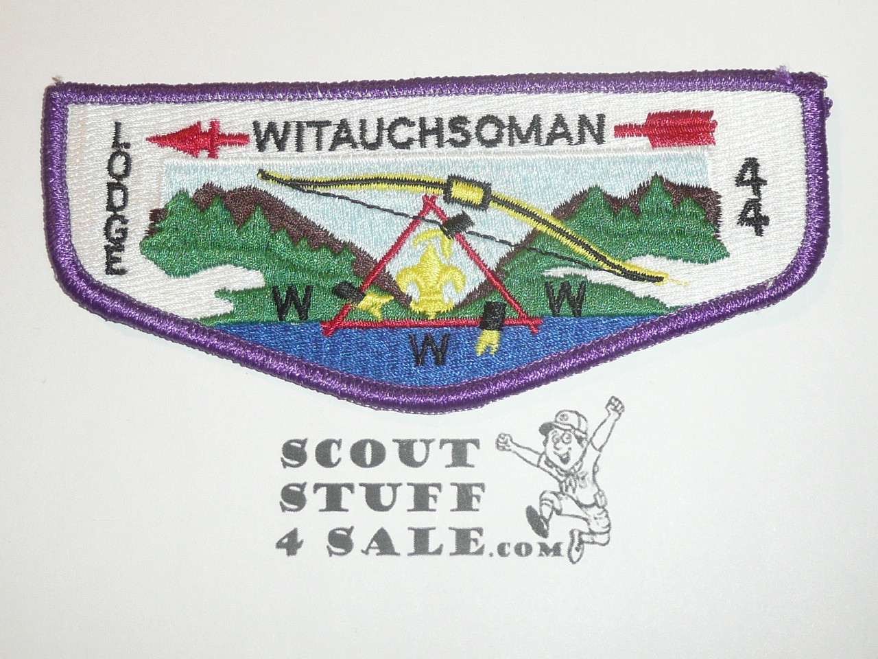 Order of the Arrow Lodge #44 Witauchsoman s17.5 Flap Patch