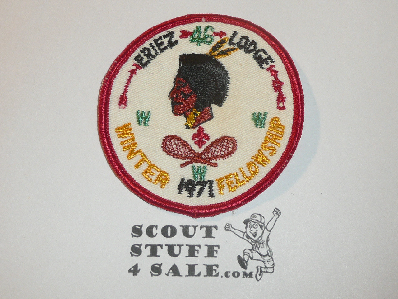Order of the Arrow Lodge #46 Eriez 1971 Winter Fellowship Patch