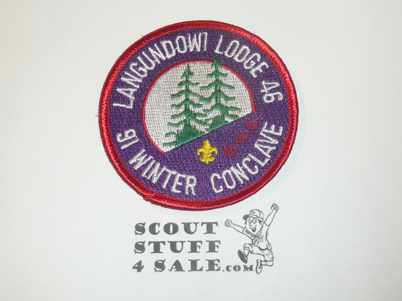 Order of the Arrow Lodge #46 Langundowi 1991 Winter Conclave Patch