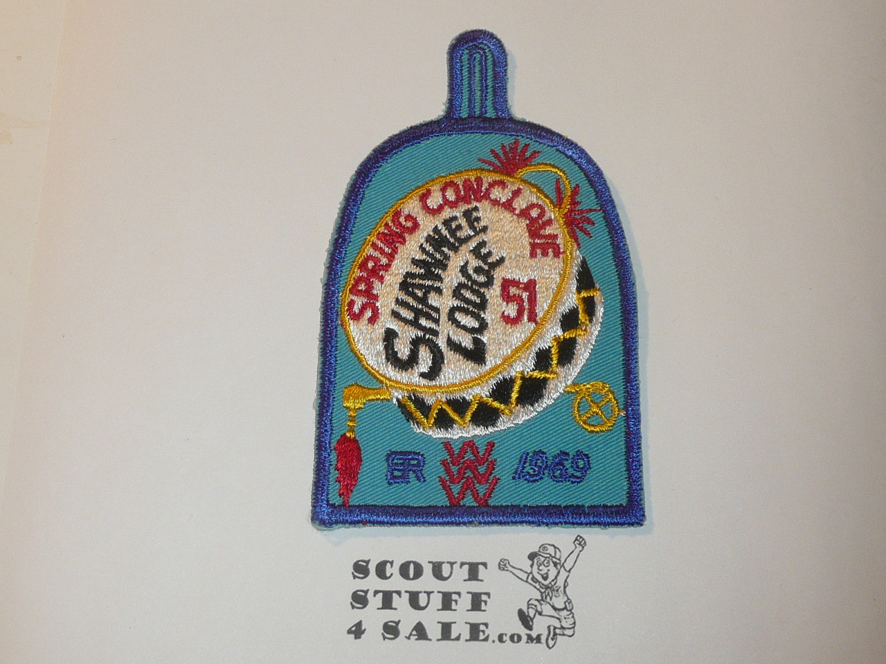 Order of the Arrow Lodge #51 Shawnee 1969 Spring Conclave Patch