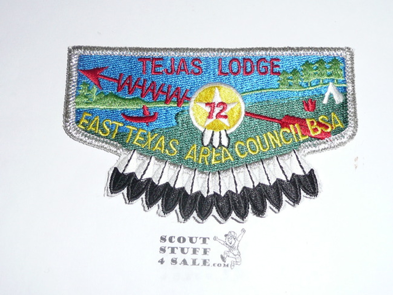 Order of the Arrow Lodge #72 Tejas Flap Patch from the Last Ten Years #2