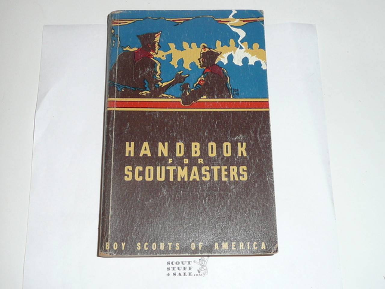 1955 Handbook For Scoutmasters, Fourth Edition, Ninth Printing, Very good Condition