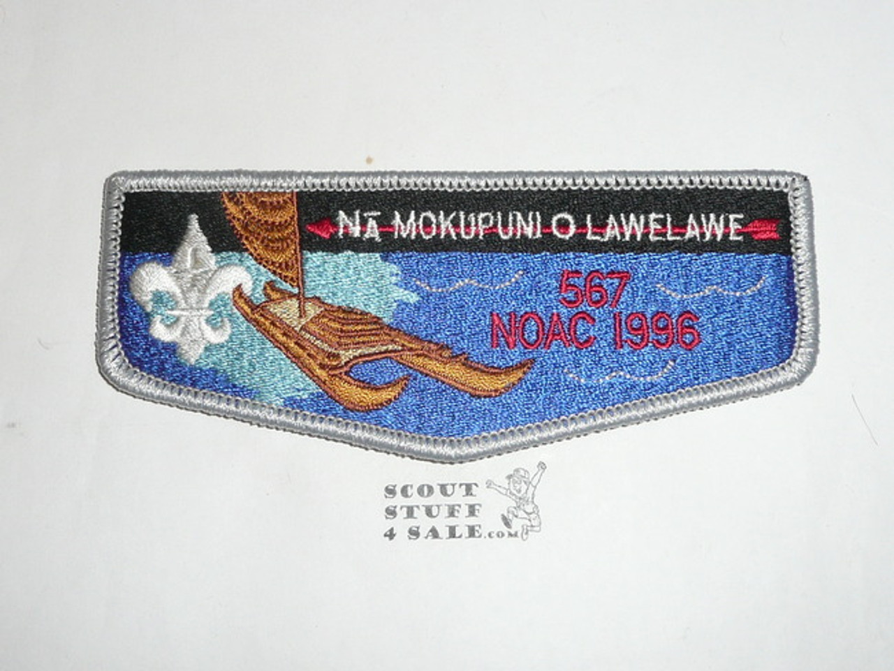 Order of the Arrow Lodge #567 NaMokupuni OLawelawe s24 1996 NOAC Flap Patch - Boy Scout