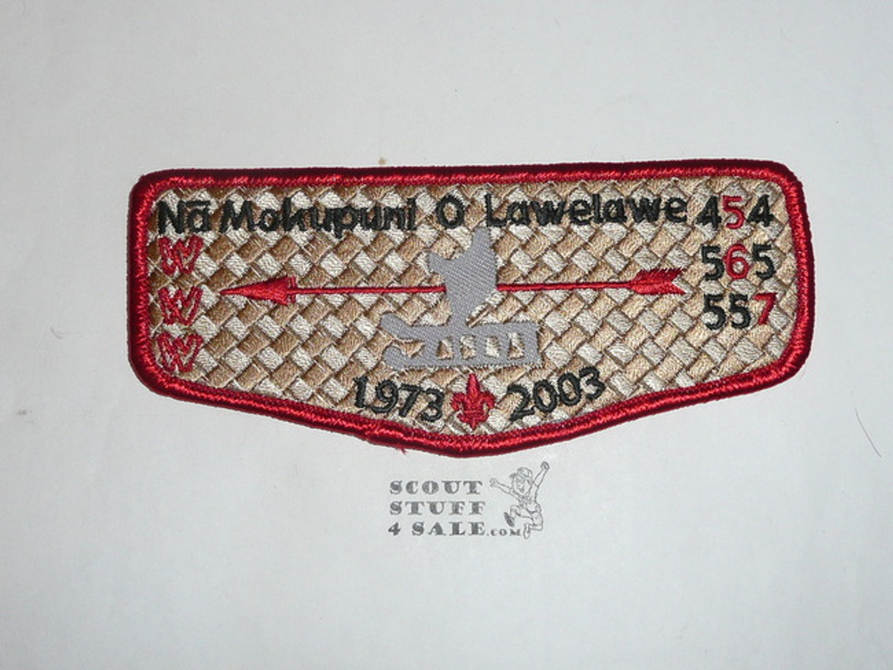Order of the Arrow Lodge #567 NaMokupuni OLawelawe f2 30th Anniversary Flap Patch - Boy Scout