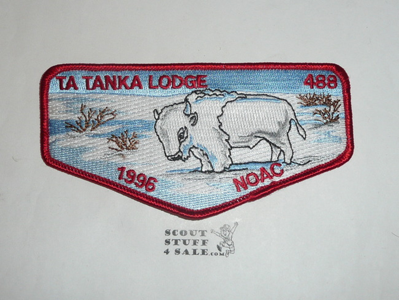 Order of the Arrow Lodge #488 Ta Tanka s34 1996 NOAC Flap Patch