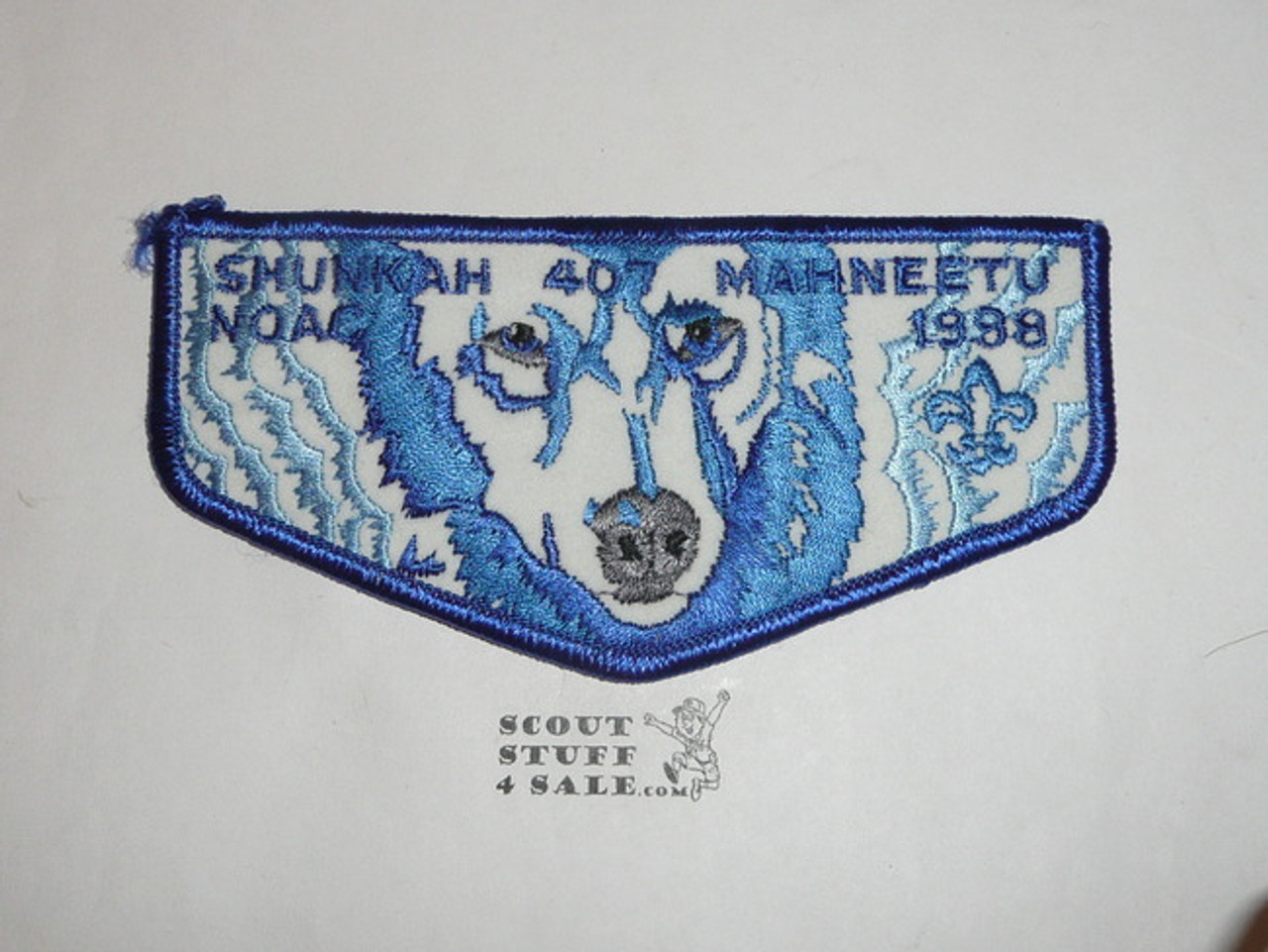 Order of the Arrow Lodge #407 Shunkah Mahneetu f7 1998 NOAC Flap Patch - Boy Scout