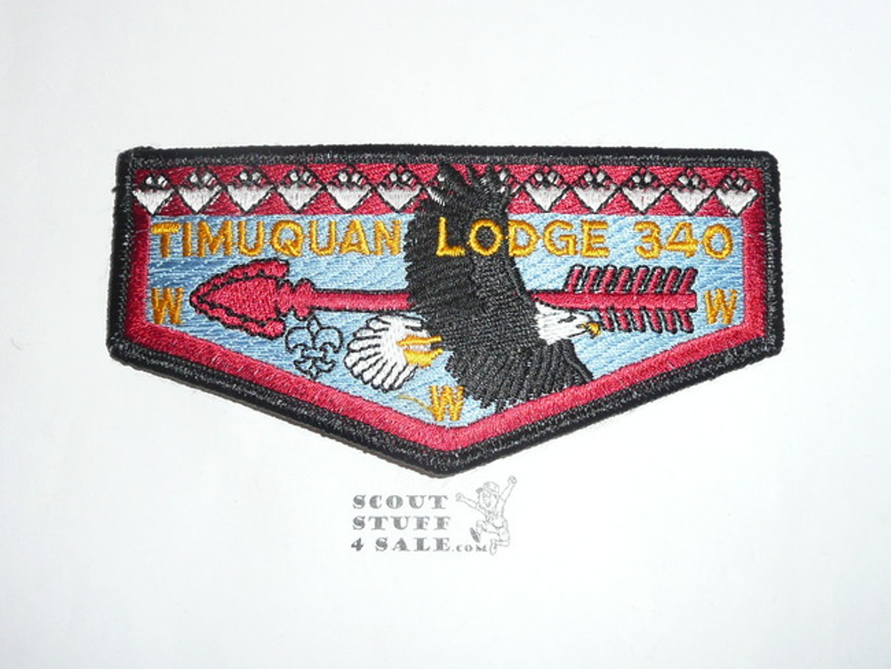 Order of the Arrow Lodge #340 Timuquan s32 Flap Patch