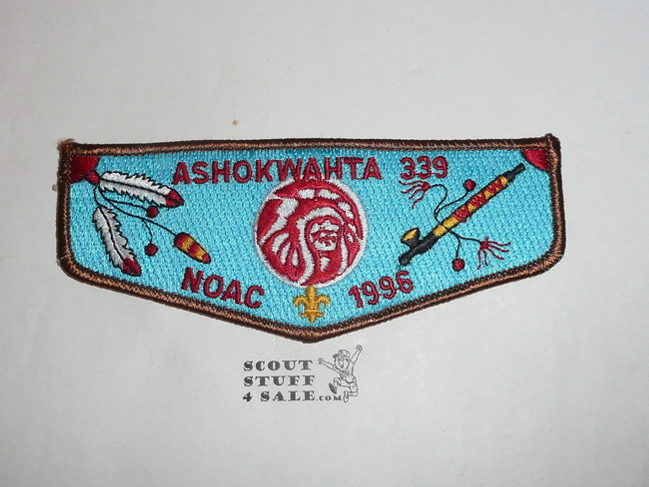 Order of the Arrow Lodge #339 Ashokwahta s3 1996 NOAC Flap Patch - Boy Scout