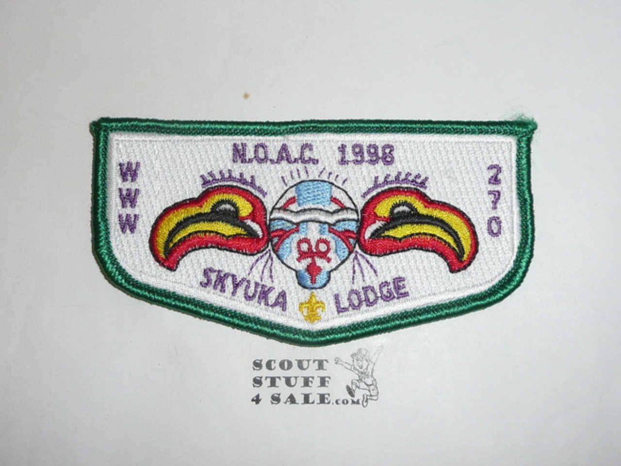 Order of the Arrow Lodge #270 Skyuka s14 1996 NOAC Flap Patch