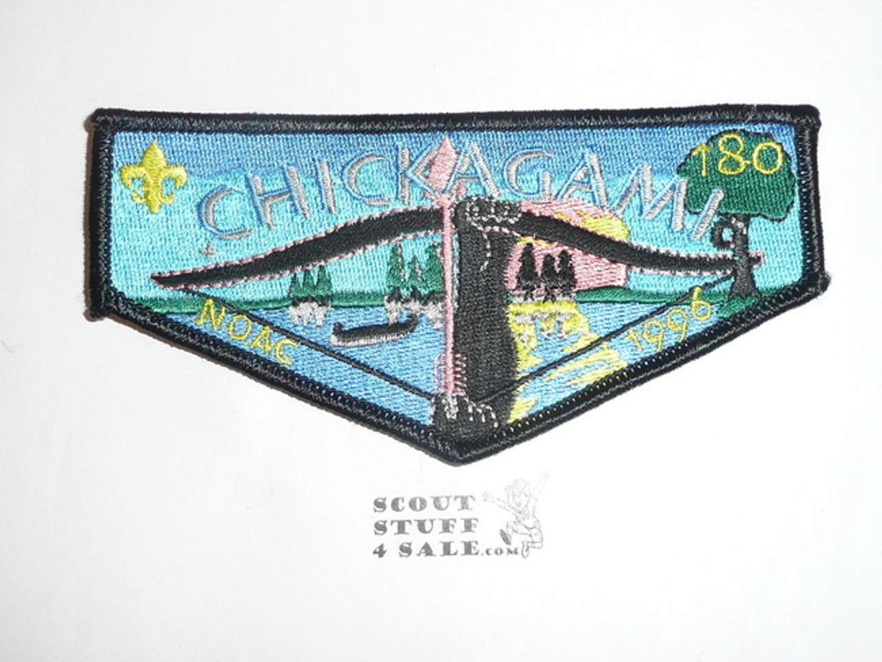 Order of the Arrow Lodge #180 Chickagami s14 1996 NOAC Flap Patch