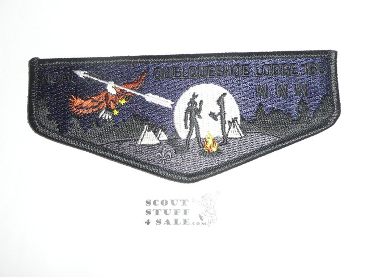 Order of the Arrow Lodge #166 Quelqueshoe s51 1998 NOAC Flap Patch