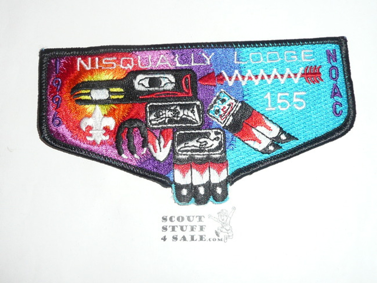 Order of the Arrow Lodge #155 Nisqually s4 1996 NOAC Flap Patch
