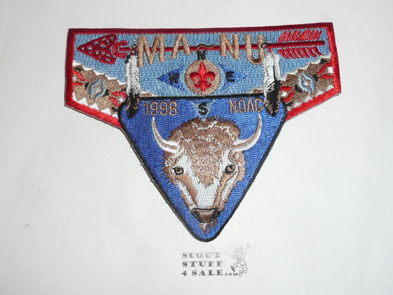 Order of the Arrow Lodge #133 Ma-Nu s45 1998 NOAC Flap Patch