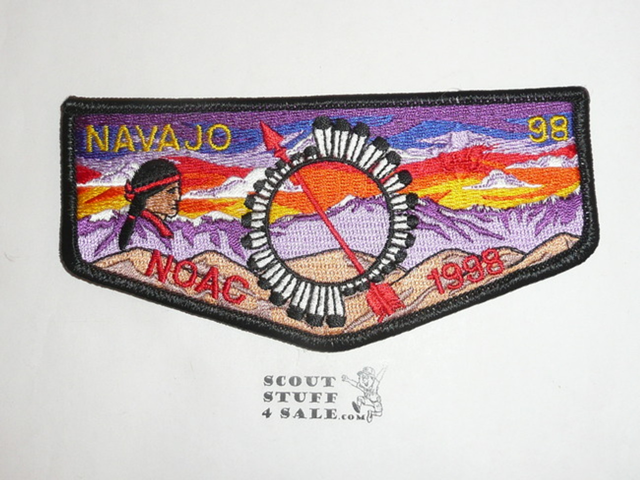 Order of the Arrow Lodge #98 Navajo s44 1998 NOAC Flap Patch