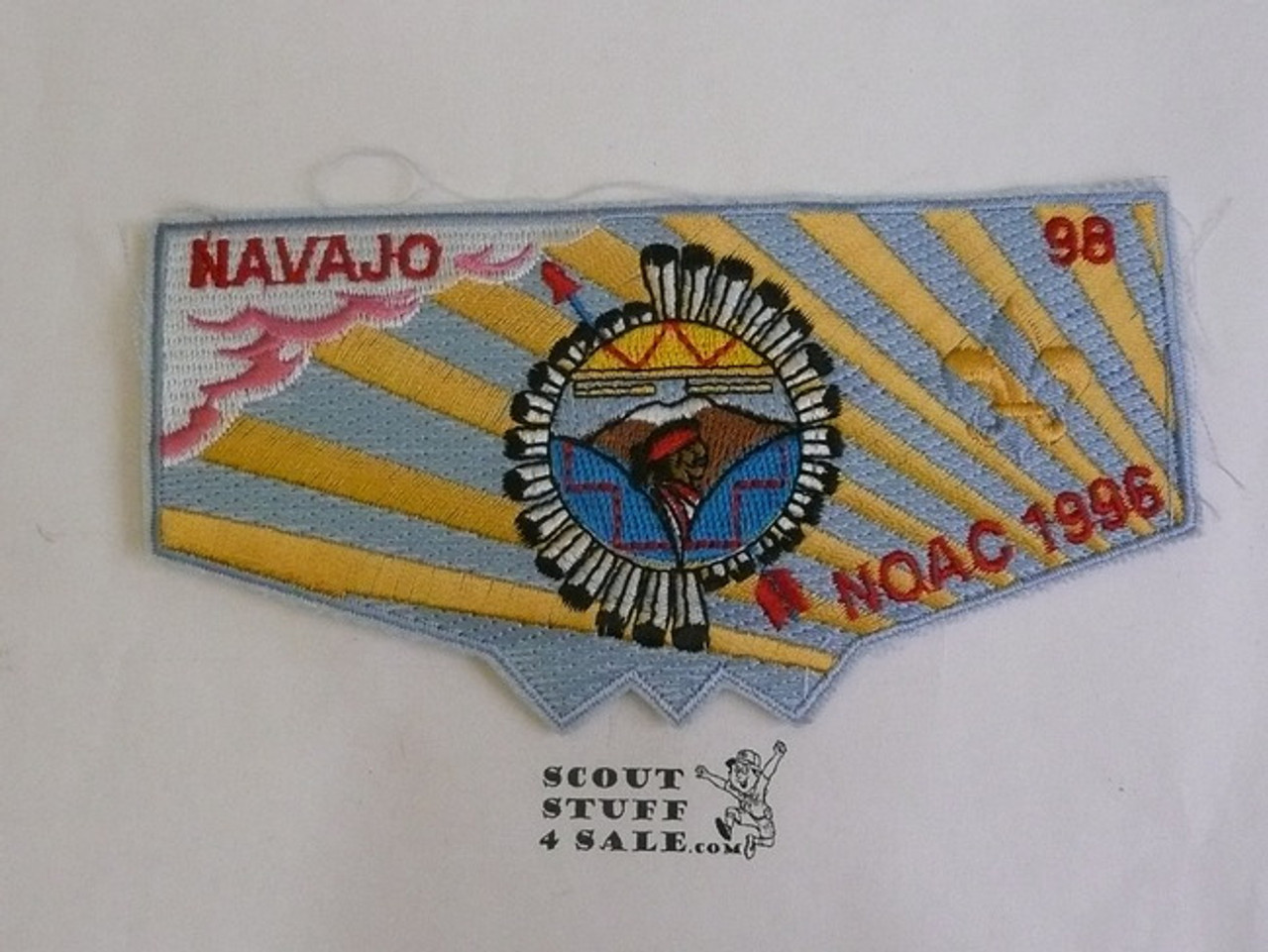 Order of the Arrow Lodge #98 Navajo s37 1996 NOAC Flap Patch