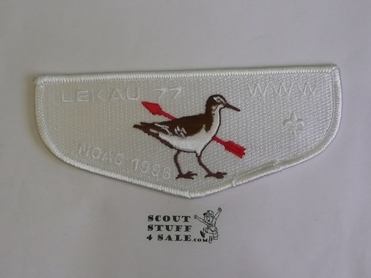 Order of the Arrow Lodge #77 Lekau s45 1996 NOAC Flap Patch