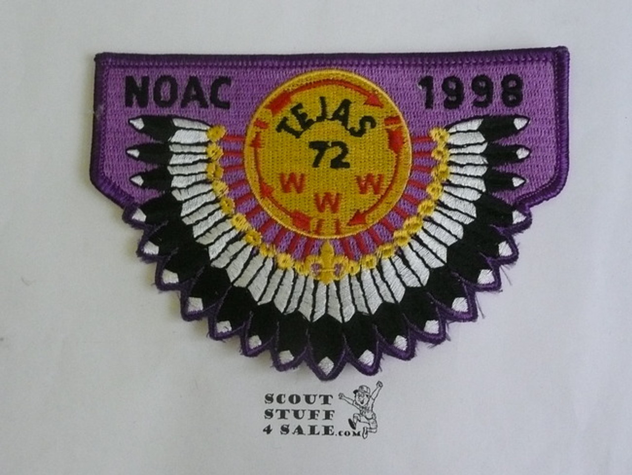 Order of the Arrow Lodge #72 Tejas s29 1998 NOAC Flap Patch
